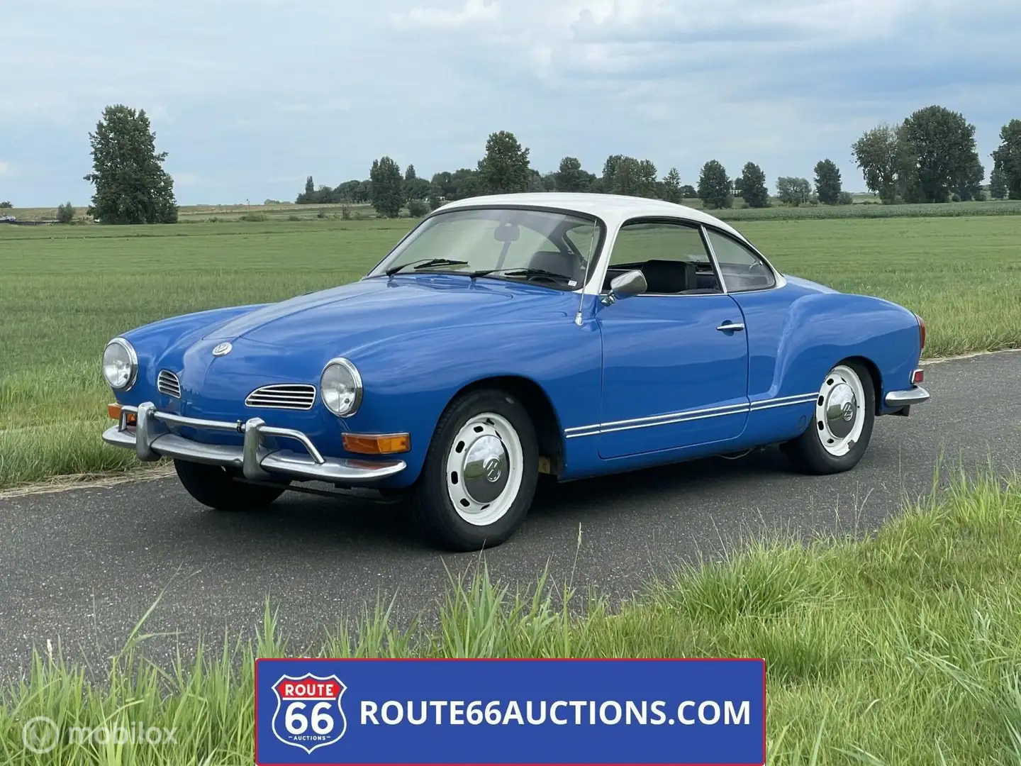 Volkswagen Karmann Ghia Coupe | Route 66 Auctions Bleu - 2