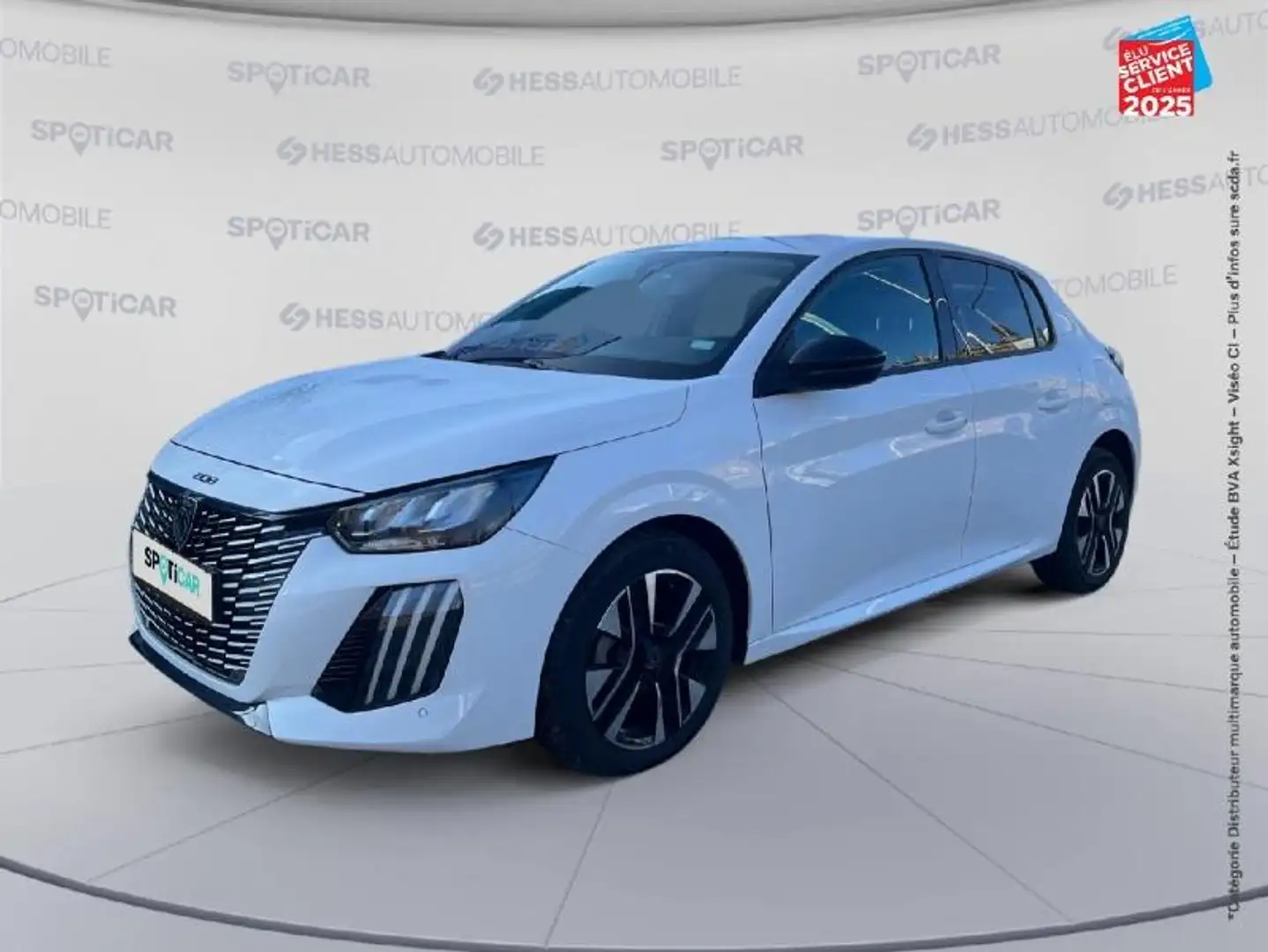 Peugeot 208 1.2 PureTech 100ch S\u0026S Allure Blanc - 1