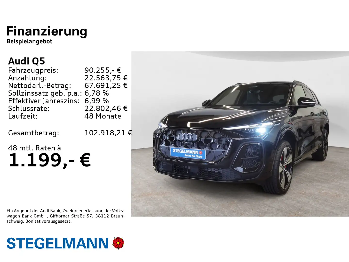 Audi Q5 SUV e-hybrid quattro S tronic MMI PANO AMBIEN Schwarz - 2