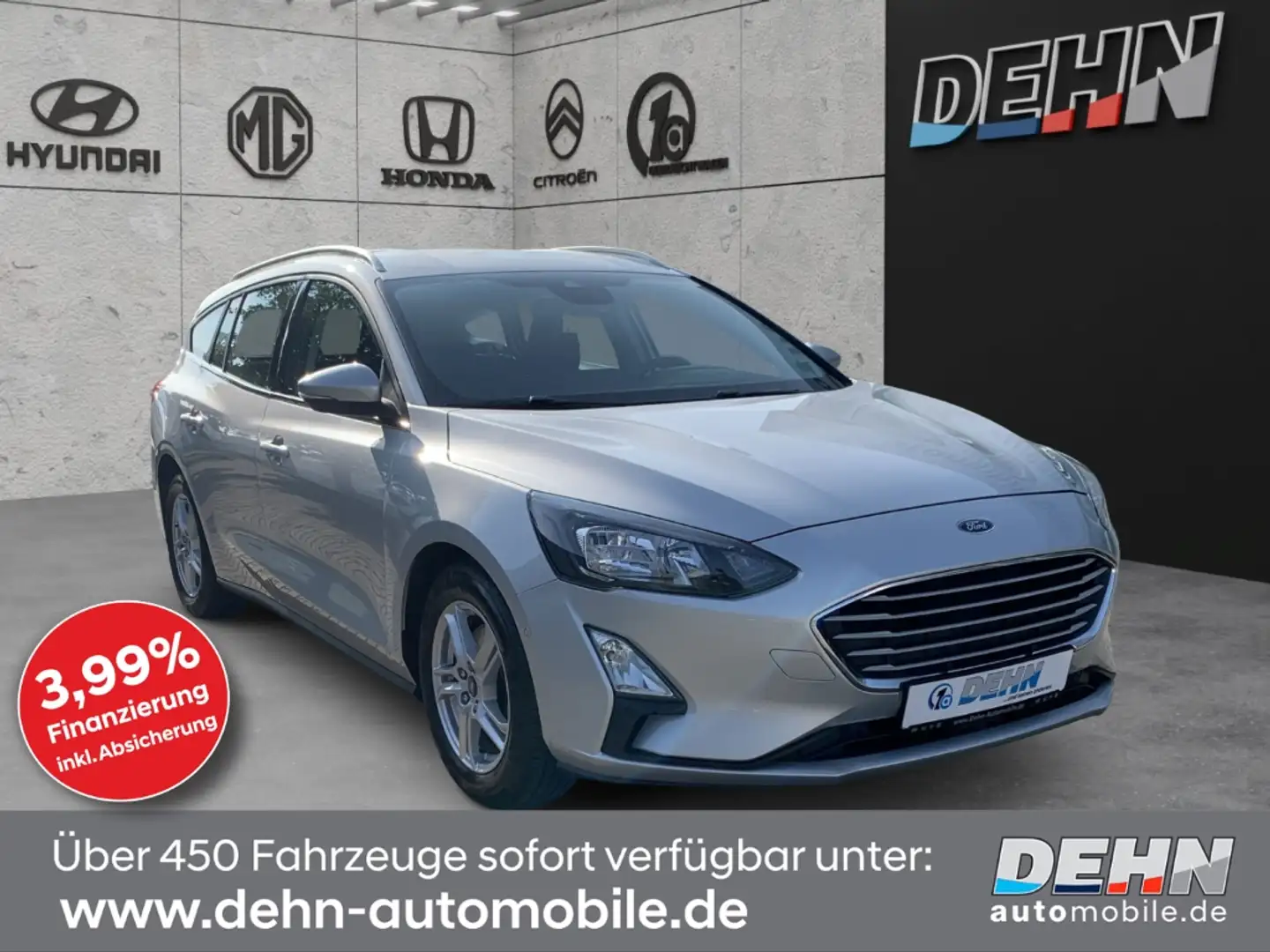 Ford Focus Turnier 1.5 EB AT Cool & Connect LED Navi SHZ Silber - 1
