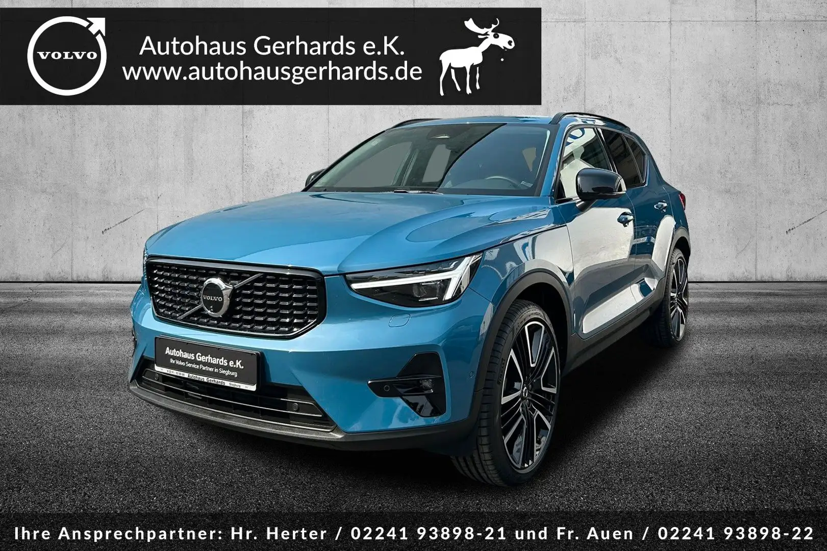 Volvo XC40 Ultra Dark Pano, 21",360°, AHK, ACC, BLIS Blauw - 1