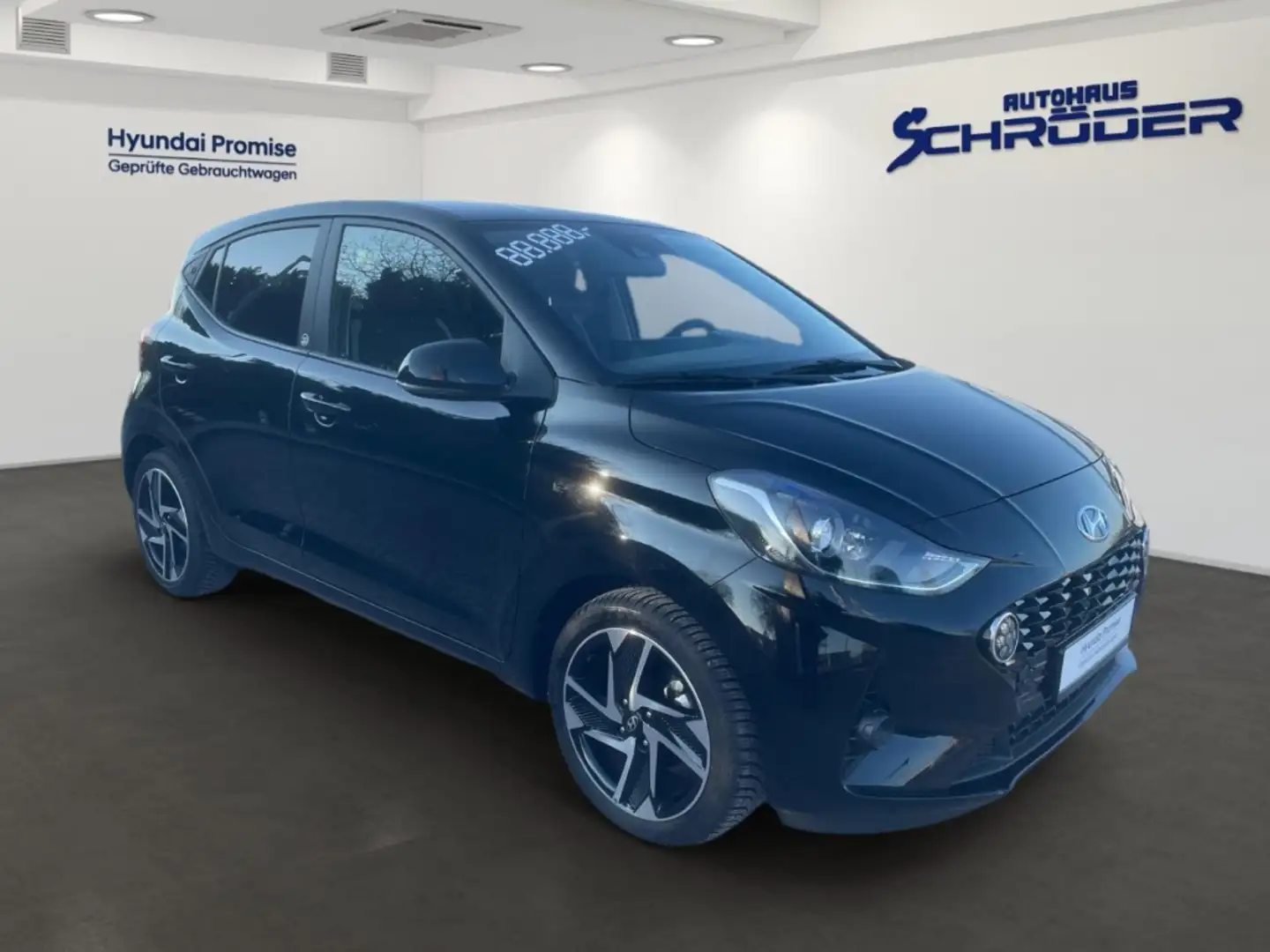 Hyundai i10 1.0 Edition 30+ Klimaanlage Sitzheizung Allwetterr Schwarz - 2