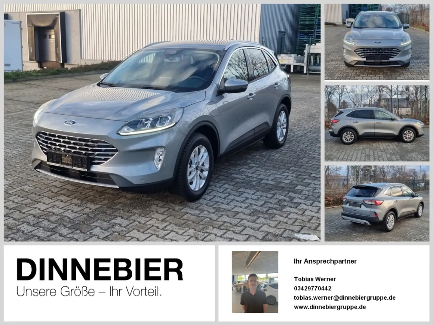 Ford Kuga Titanium Navi+Kamera+Winterpaket+Klima Plateado - 1