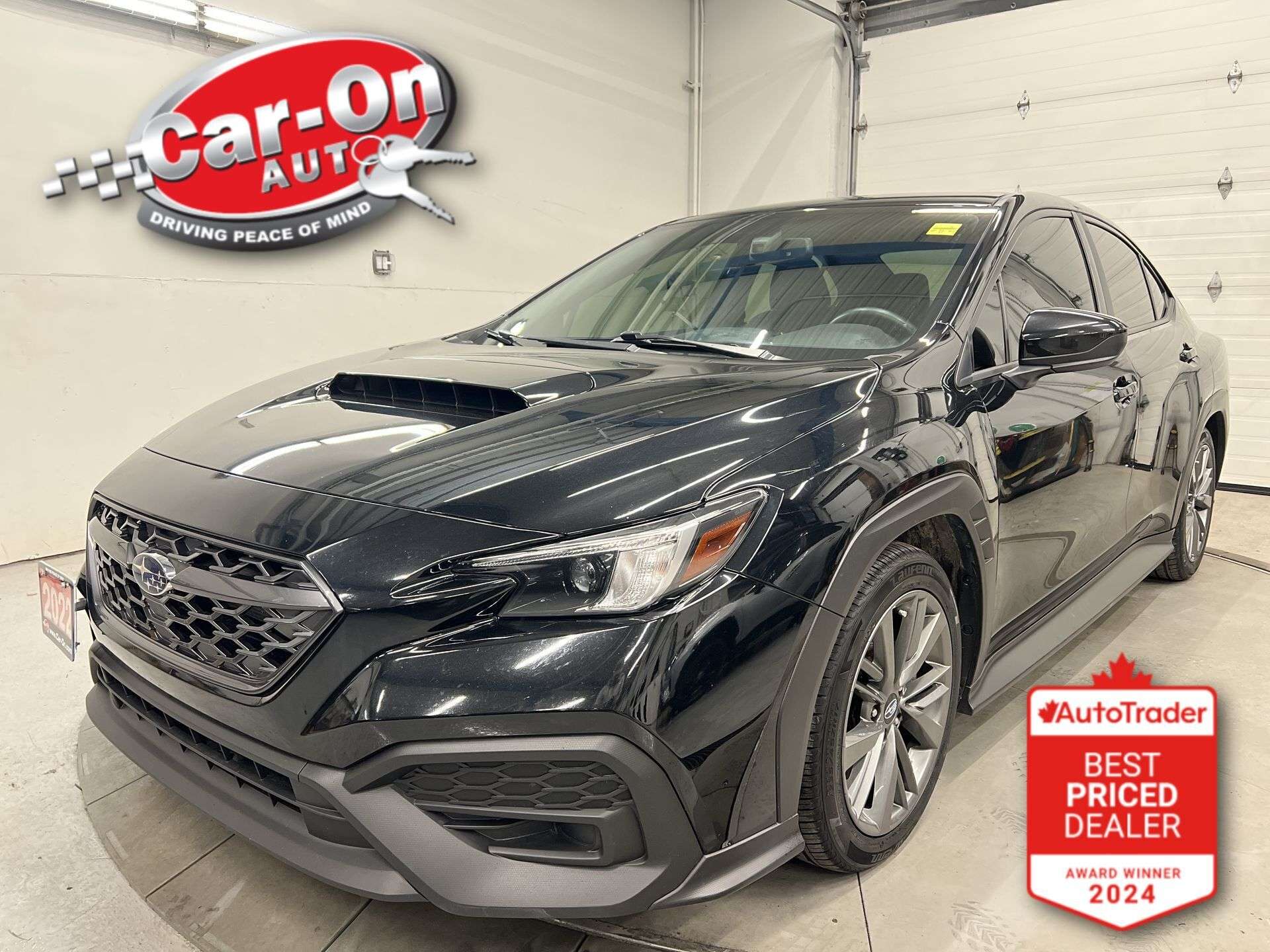 Black 2022 Subaru WRX AWD Sedan All-Wheel Drive Manual