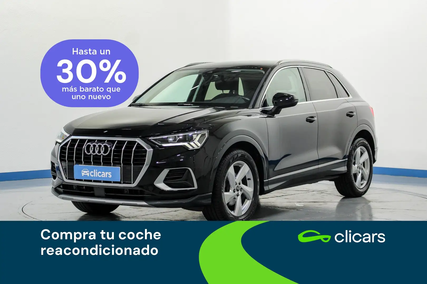 Audi Q3 35 TDI Advanced S tronic 110kW Zwart - 1