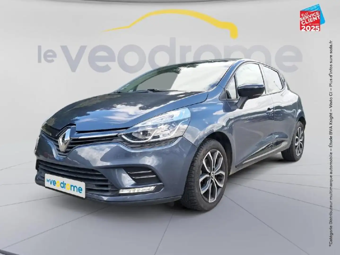 Renault Clio 0.9 TCe 90ch energy Limited 5p Euro6c GPS Gris - 1