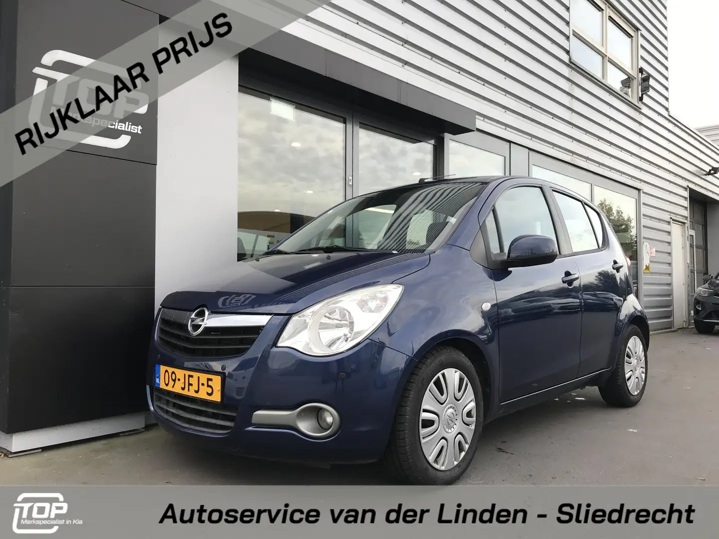 Opel Agila 1.2 Enjoy Automaat Blauw - 1