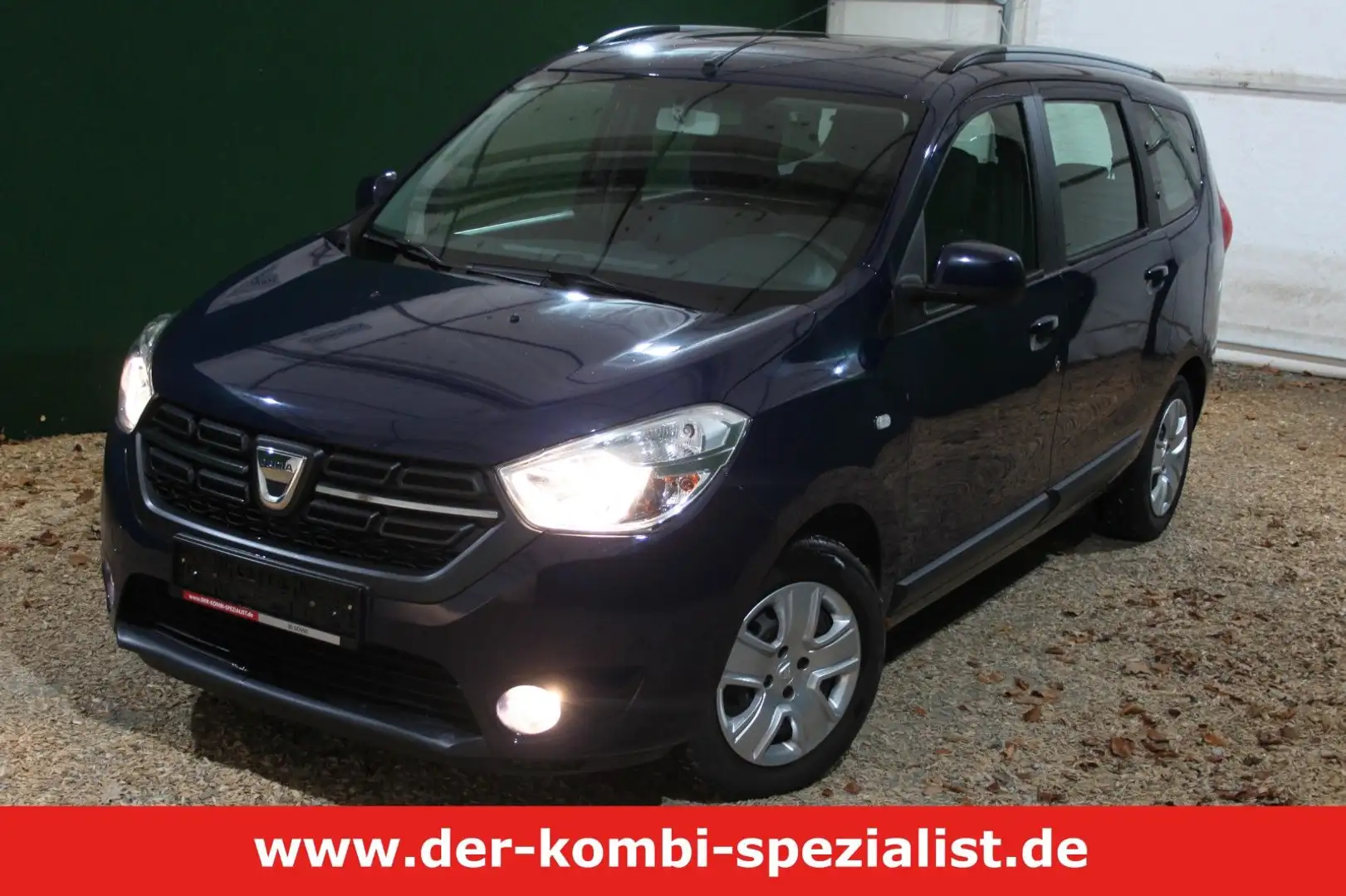 Dacia Lodgy 1.2/ 7-Sitzer/ AHK/ Klima/ PDC/ nur 47 tkm Blau - 1