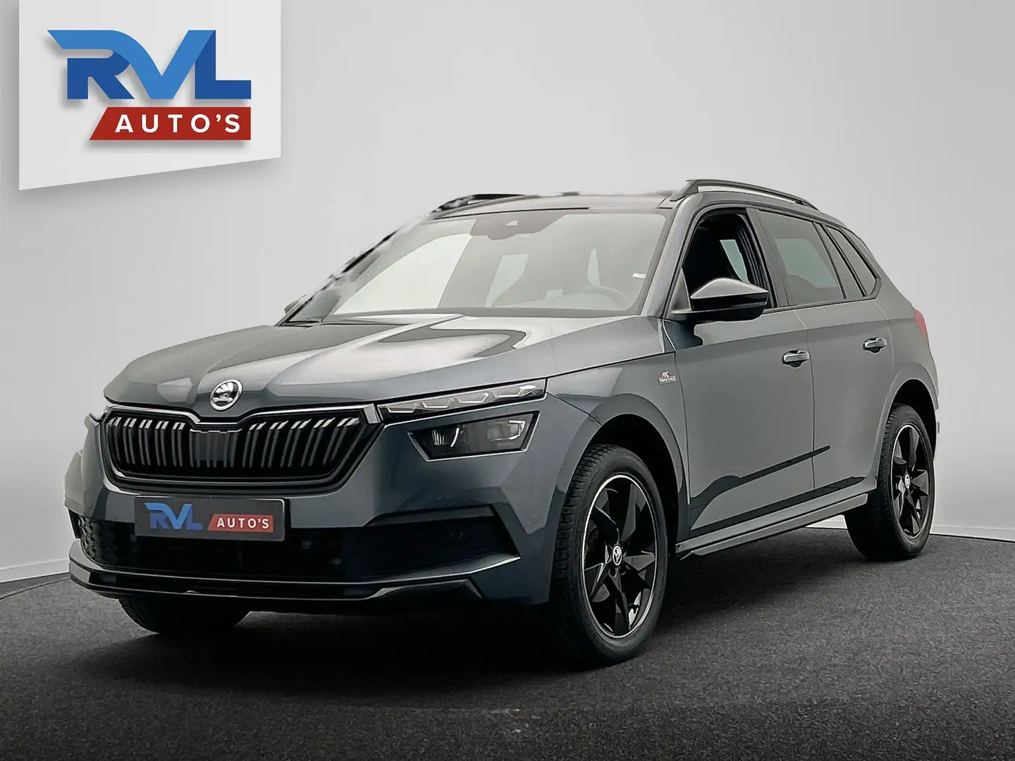 Skoda Kamiq 1.0 TSI Monte Carlo Pano/dak Camera 1e Eigenaar Gris - 1