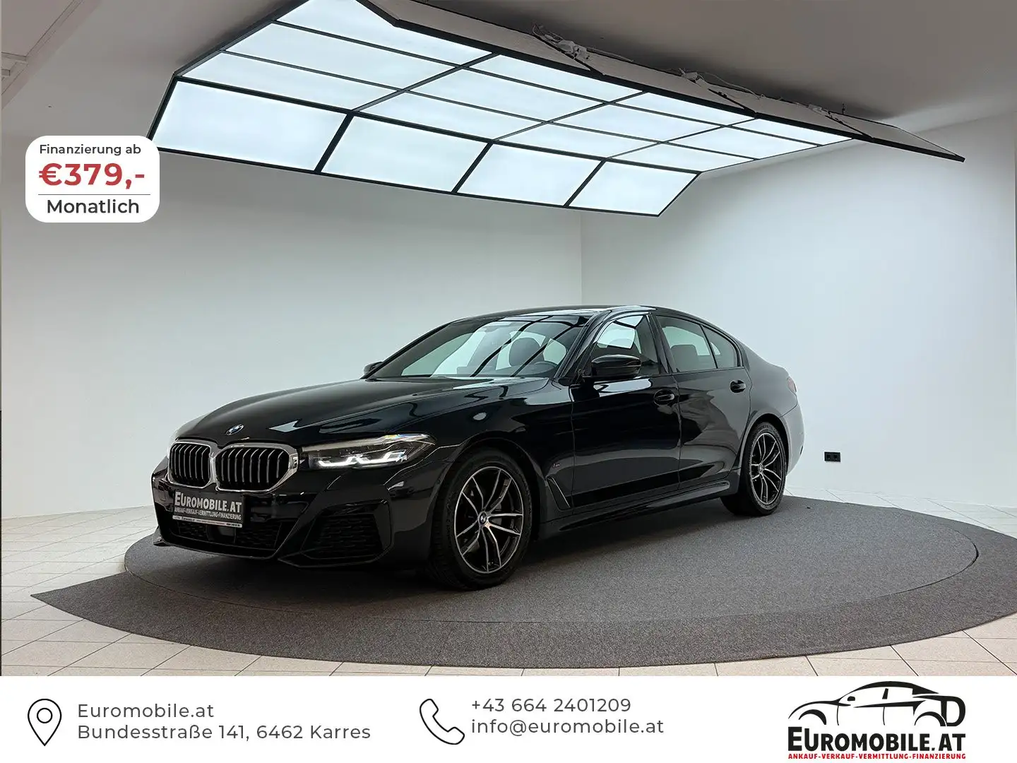 BMW 520 d xDrive M Sport-Paket RFK*ACC*LR-HZG*STHZG*LED Schwarz - 1