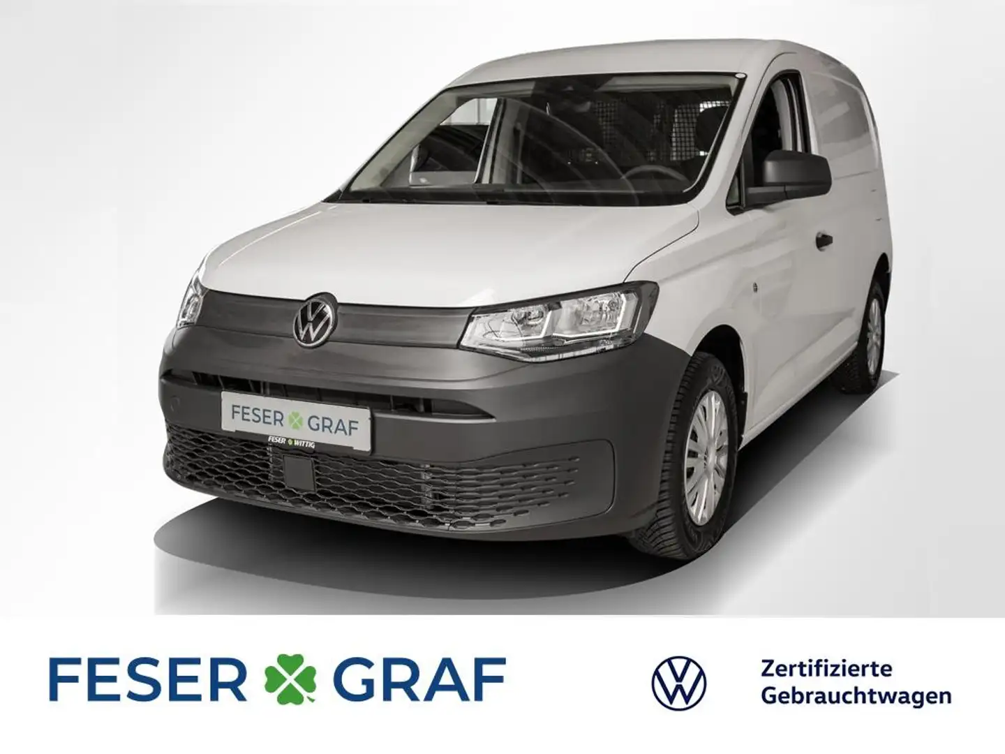 Volkswagen Caddy Cargo 2.0TDI Klima/Allwetter/Holzboden/PDC Blanco - 1