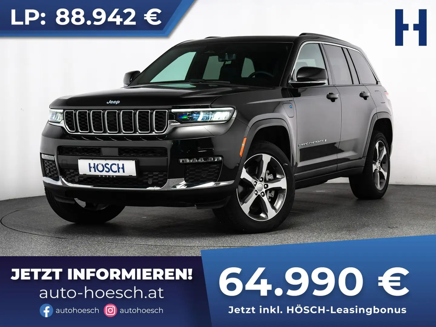 Jeep Grand Cherokee 4xe PHEV Limited NEU GELEGENHEIT Schwarz - 1