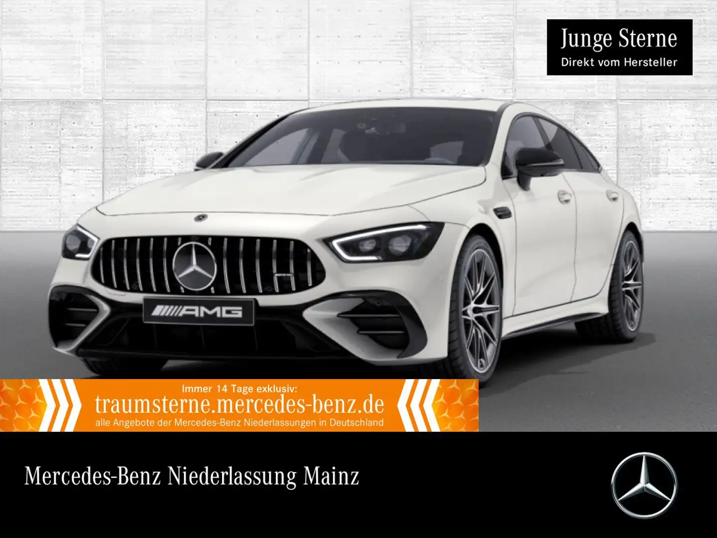 Mercedes-Benz AMG GT 43  Cp. 4M AMG Perf-Abgas Fahrass Multibeam Weiß - 1