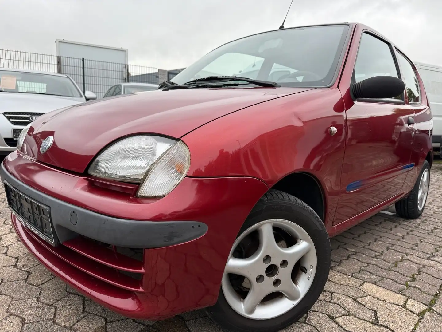 Fiat Seicento 1.1 8V Servo Rouge - 1