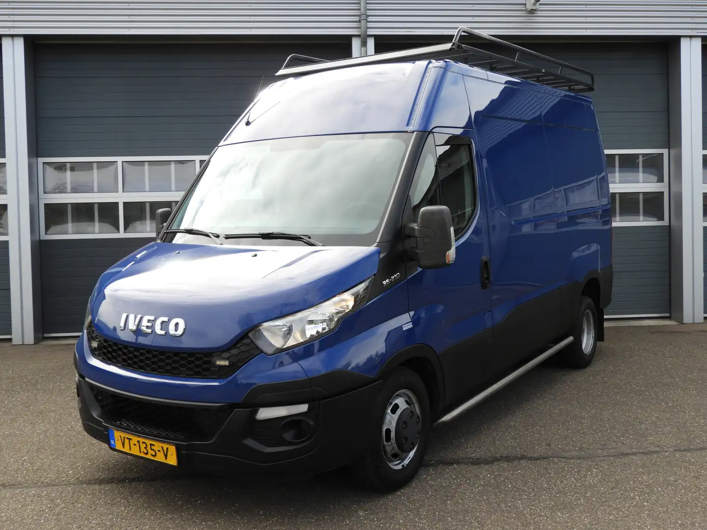 Iveco Daily 35C21V 3.0 352 H2 L 204 PK DUBBEL LUCHT | AIRCO | Blauw - 1