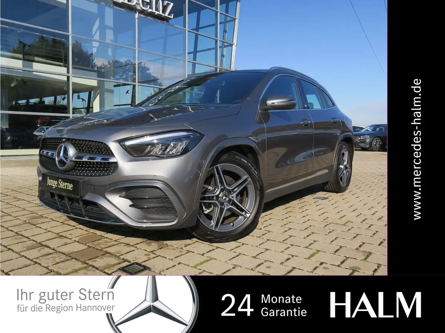 Mercedes-Benz GLA 200 AMG Line Fahrass.-Paket AHK Keyless-Go Grau - 1