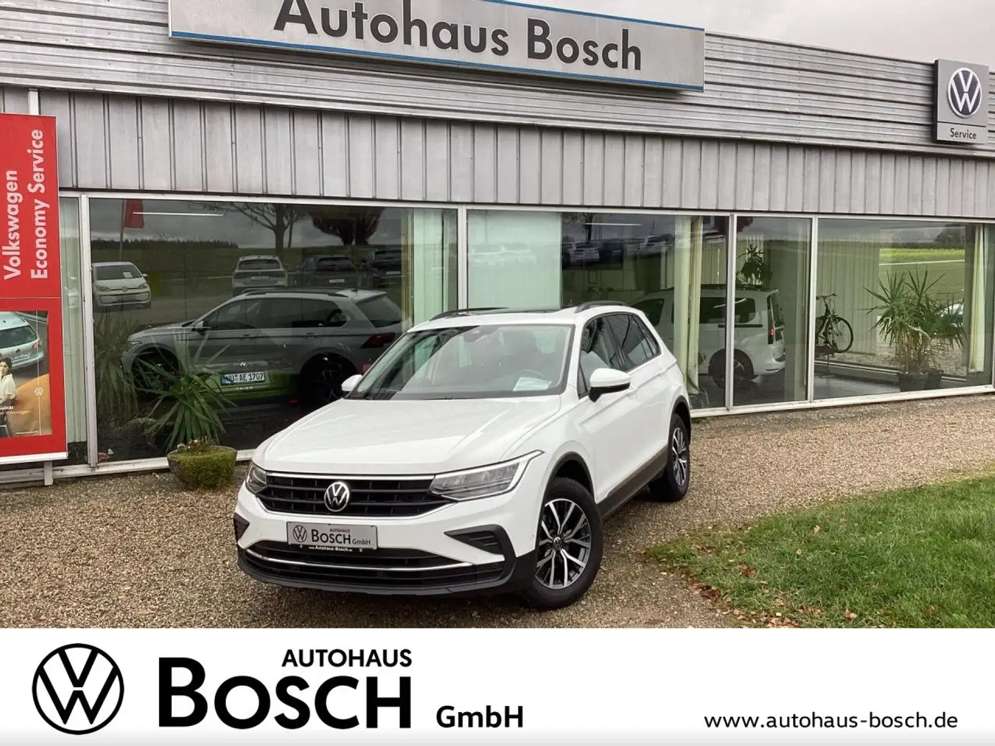 Volkswagen Tiguan 2.0 TDI Life DSG AKH RFK ACC PanoDach SHZ Weiß - 1