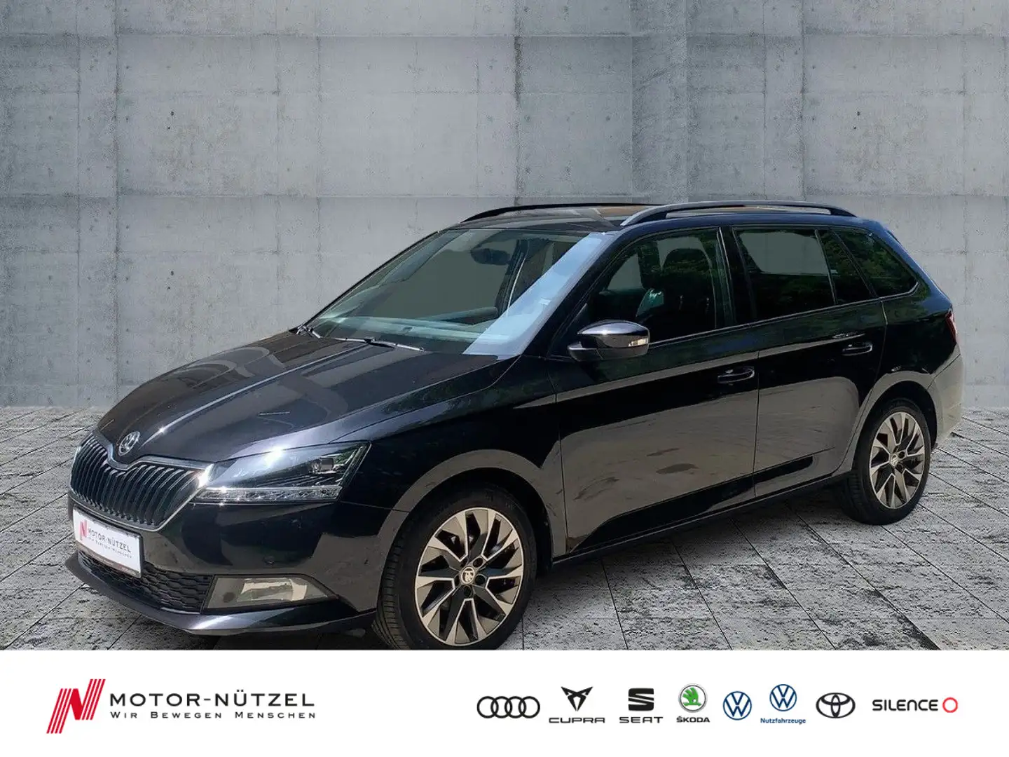 Skoda Fabia Combi 1.0 TSI CLEVER LED+NAV+GRA+SHZ+2xPDC Schwarz - 1