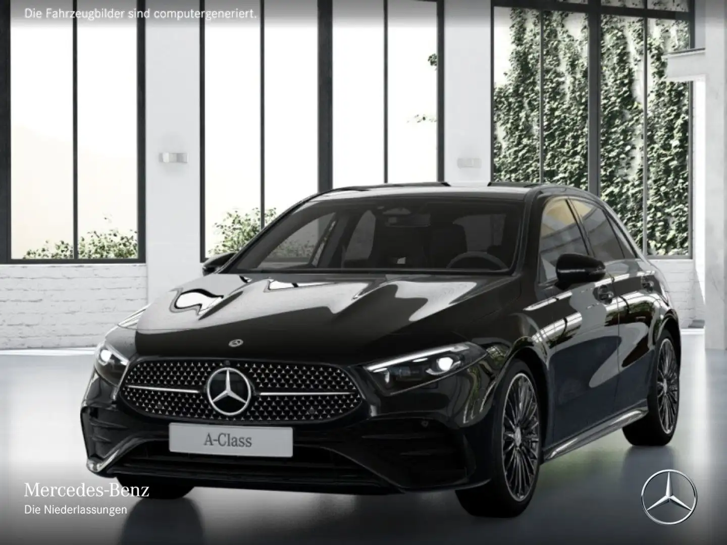 Mercedes-Benz A 220 4M AMG+NIGHT+PANO+360°+AHK+MULTIBEAM+TOTW Negro - 2