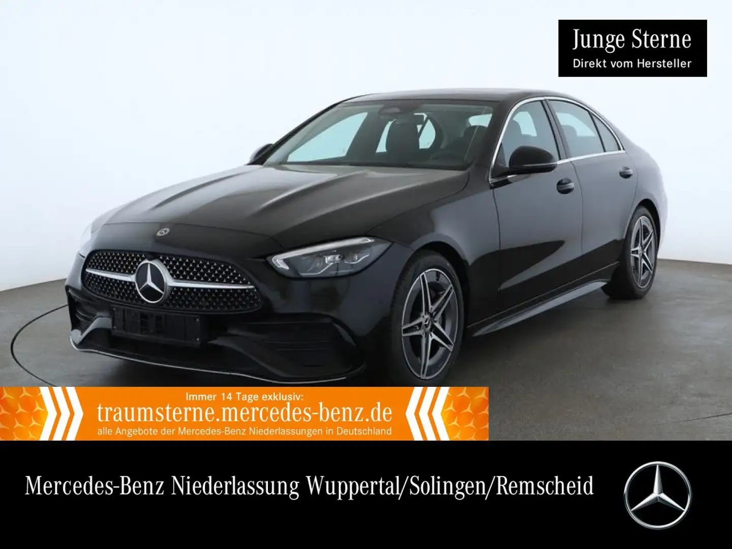 Mercedes-Benz C 200 AMG+LED+KAMERA+TOTW+KEYLESS+9G Noir - 1