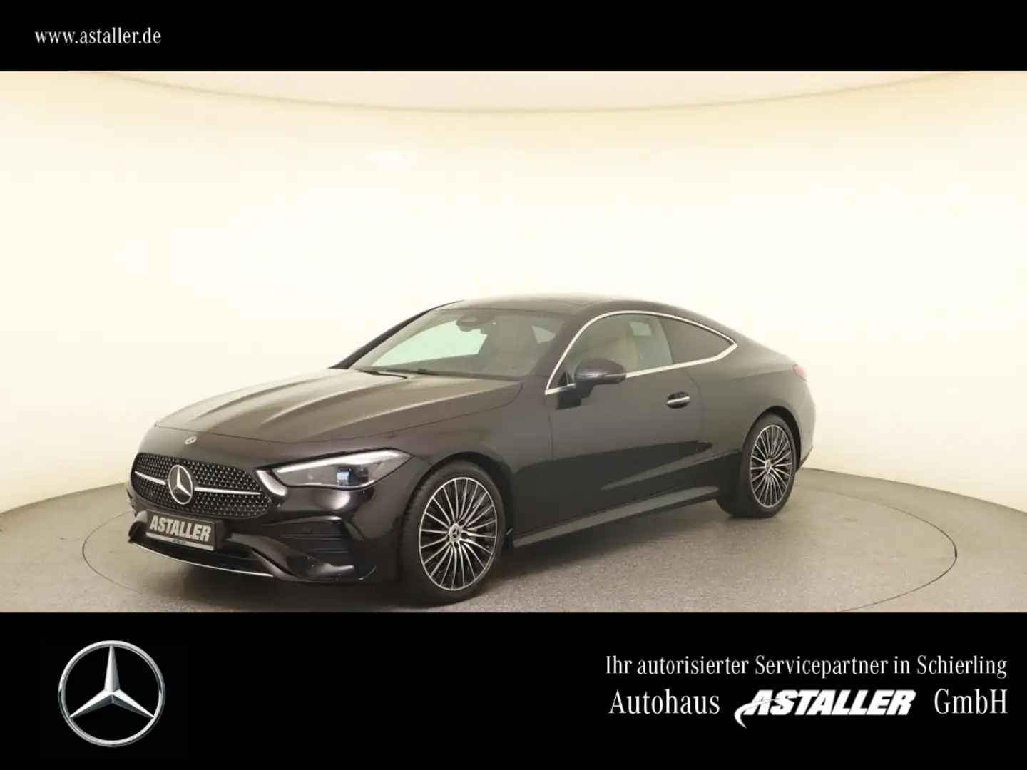 Mercedes-Benz CLE 200 Coupé AMG Line 2x LED+MBUX+Pano+WiPa+360 Schwarz - 1