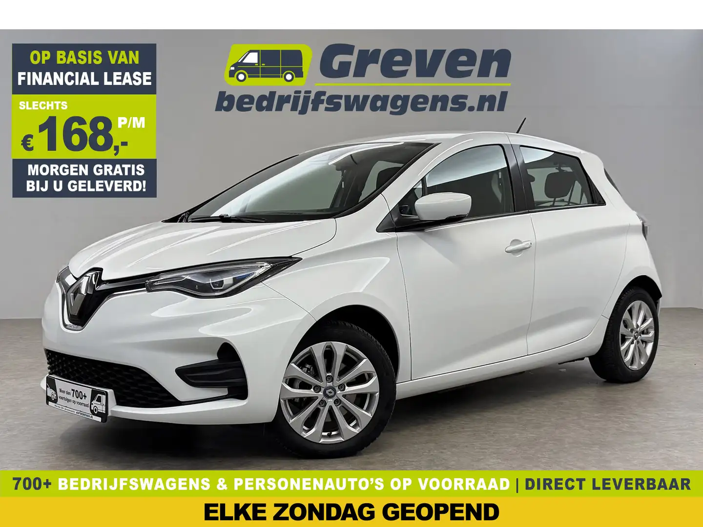 Renault ZOE 52 kWh EXPERIENCE Limousine Huur-Accu LED Carplay Blanco - 1