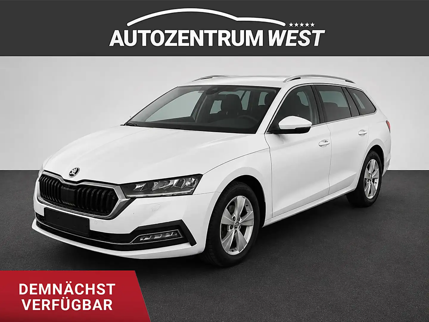 Skoda Octavia Combi 2,0 TDI Style...AHK/Matrix/NAVI Weiß - 1