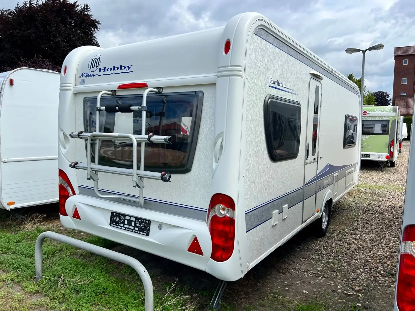 Hobby 540 UL TOP!!!  Einzelbetten Mover Vorzelt Klima Blanc - 1