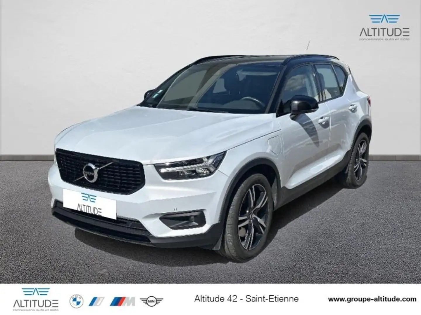Volvo XC40 T5 Recharge 180 + 82ch R-Design DCT 7 Gris - 1