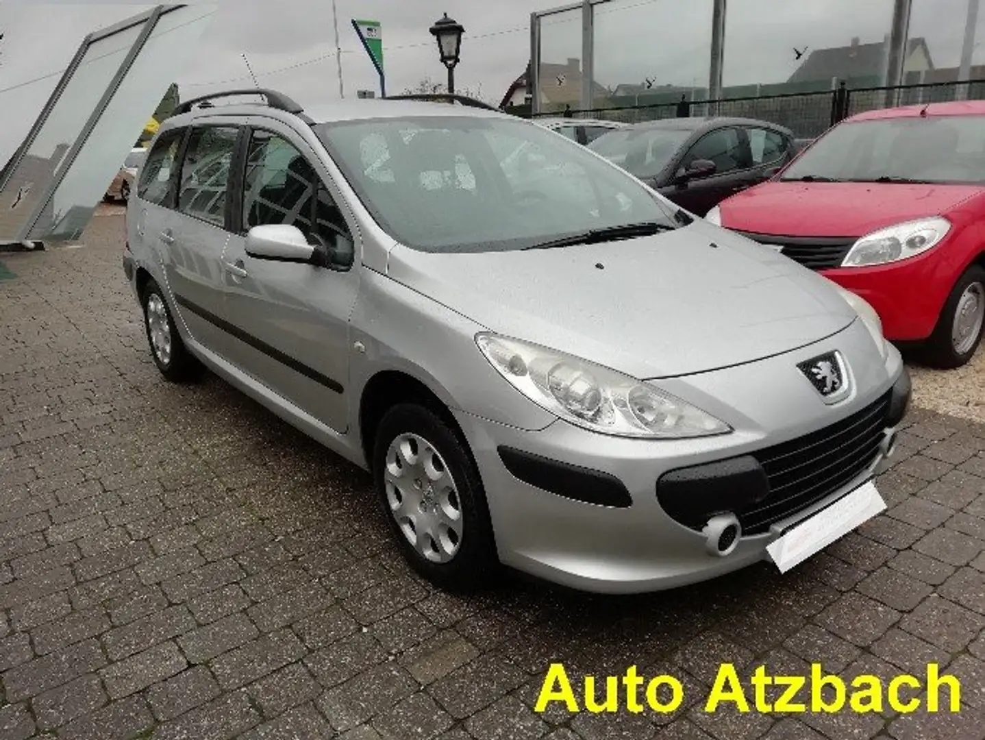 Peugeot 307 Kombi.1.6i.88PS. Eu4. ABS. Klima.Servo. TÜV NEU Silber - 2