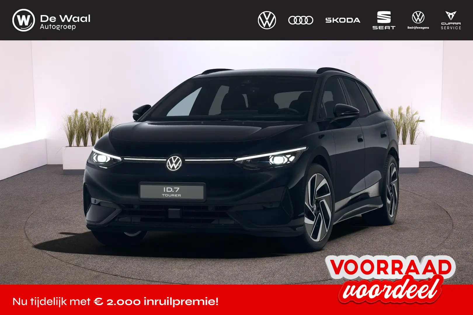 Volkswagen ID.7 Tourer Pro Limited Edition 77 kWh Zwart - 1