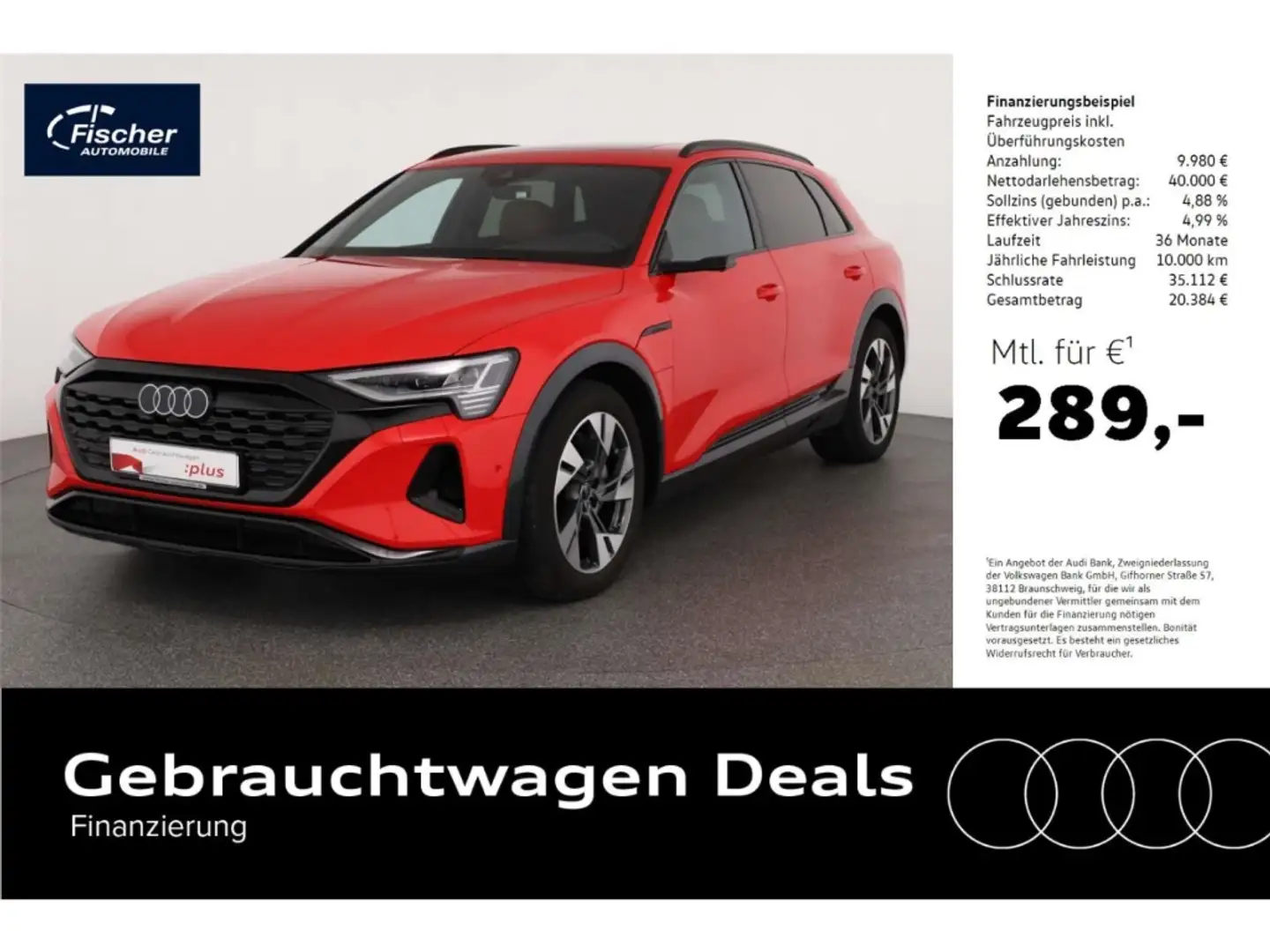 Audi Q8 e-tron 55 quattro advanced Rot - 1