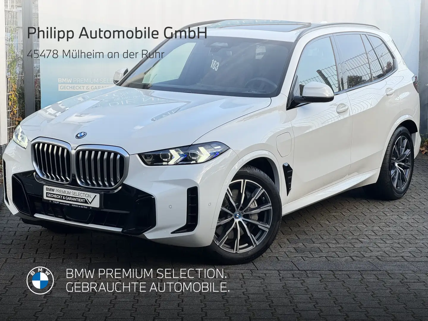 BMW X5 xDrive50e M Sport AHK PANO Autobahnas h/k Weiß - 1