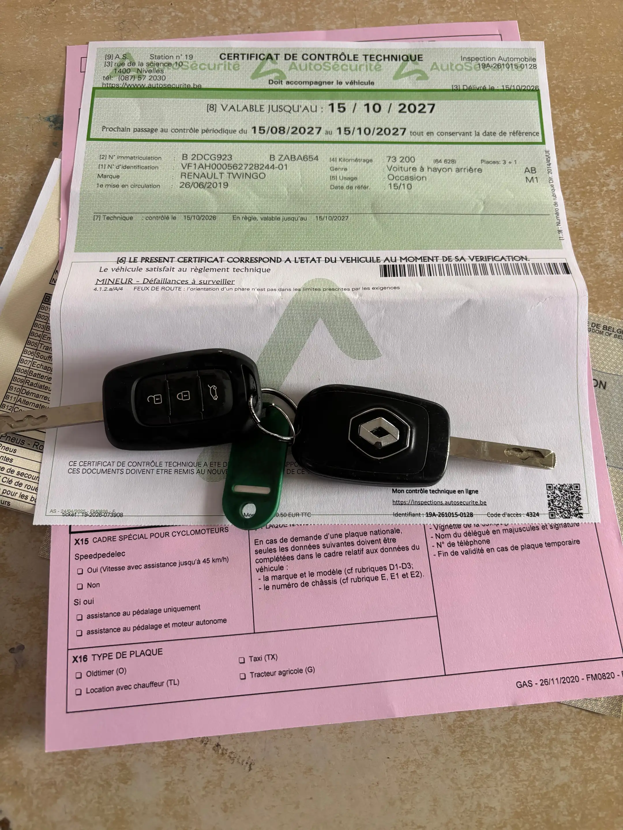Renault Twingo Twingo 1.0i SCe Limited prête à immatriculer ! — photo 15
