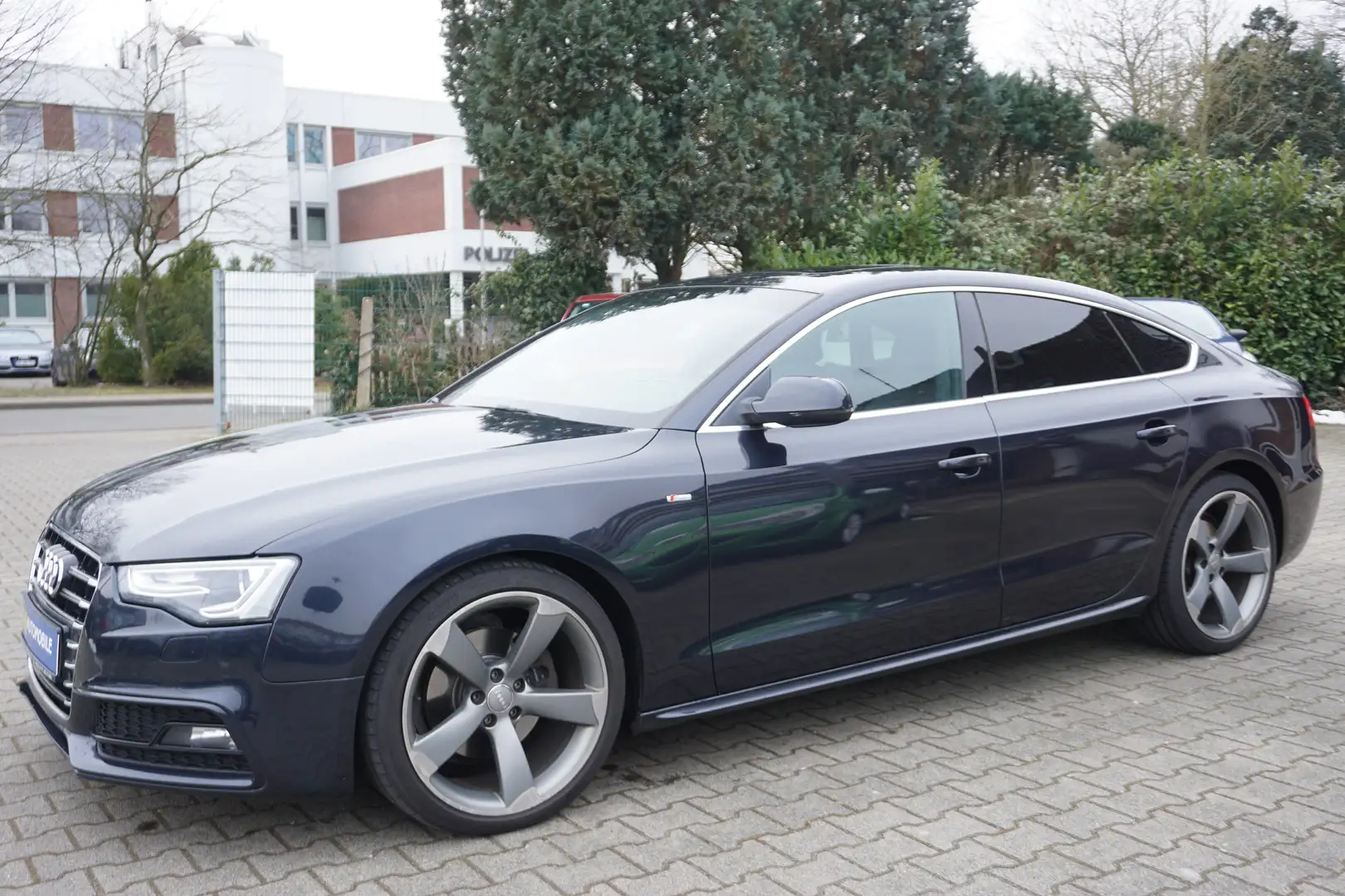 Audi A5 2.0 TDI /S.LINE/AUT./EURO6/SCHECKHEFT/LEDER/NAVI/ Azul - 2