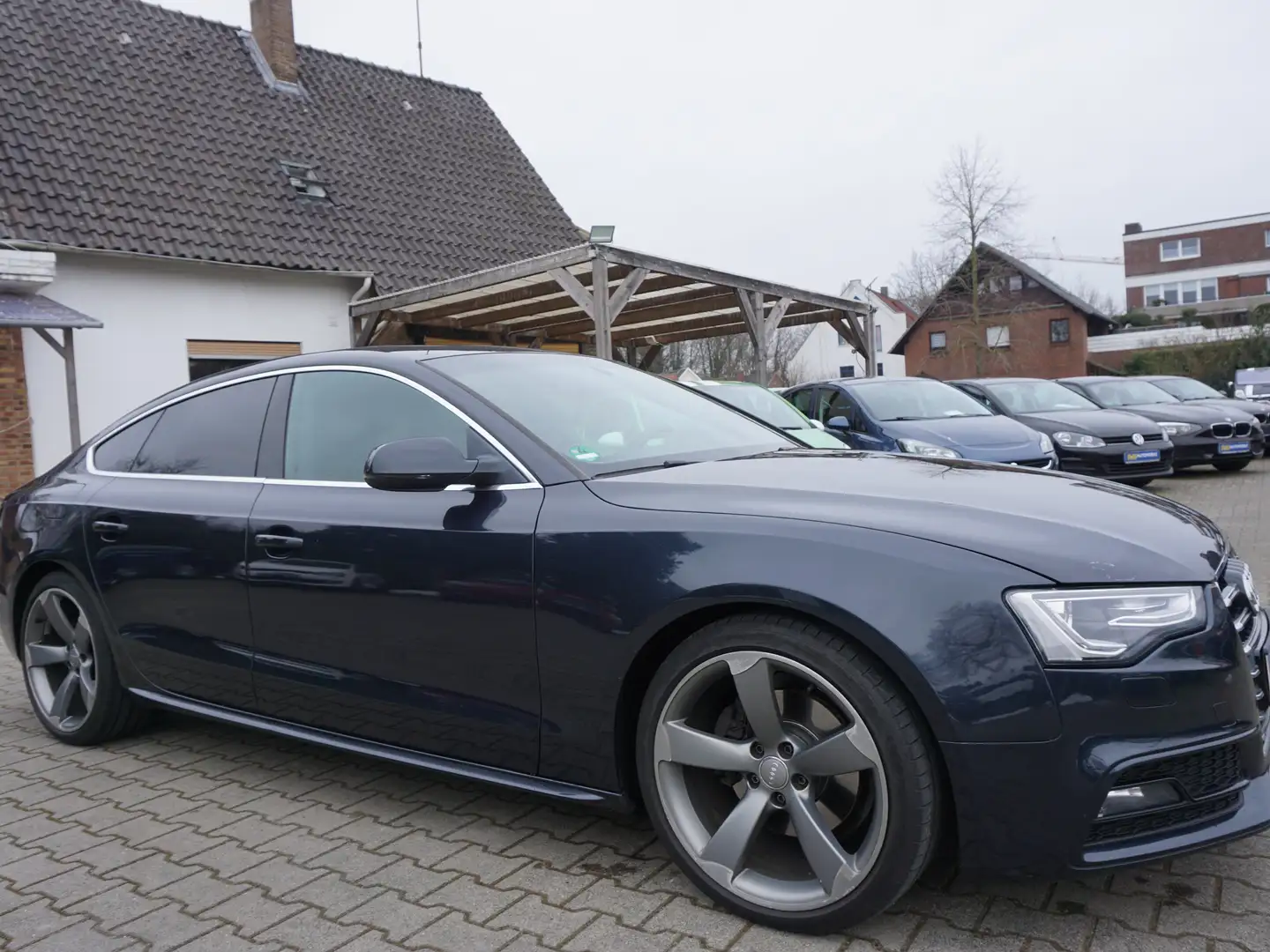 Audi A5 2.0 TDI /S.LINE/AUT./EURO6/SCHECKHEFT/LEDER/NAVI/ Azul - 1