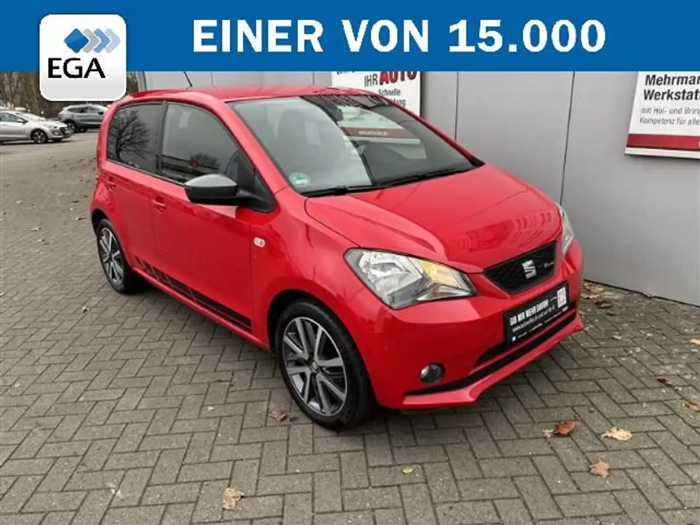 SEAT Mii 1.0 FR-Line-Klima-SHZ-ALU-NSW Rot - 2