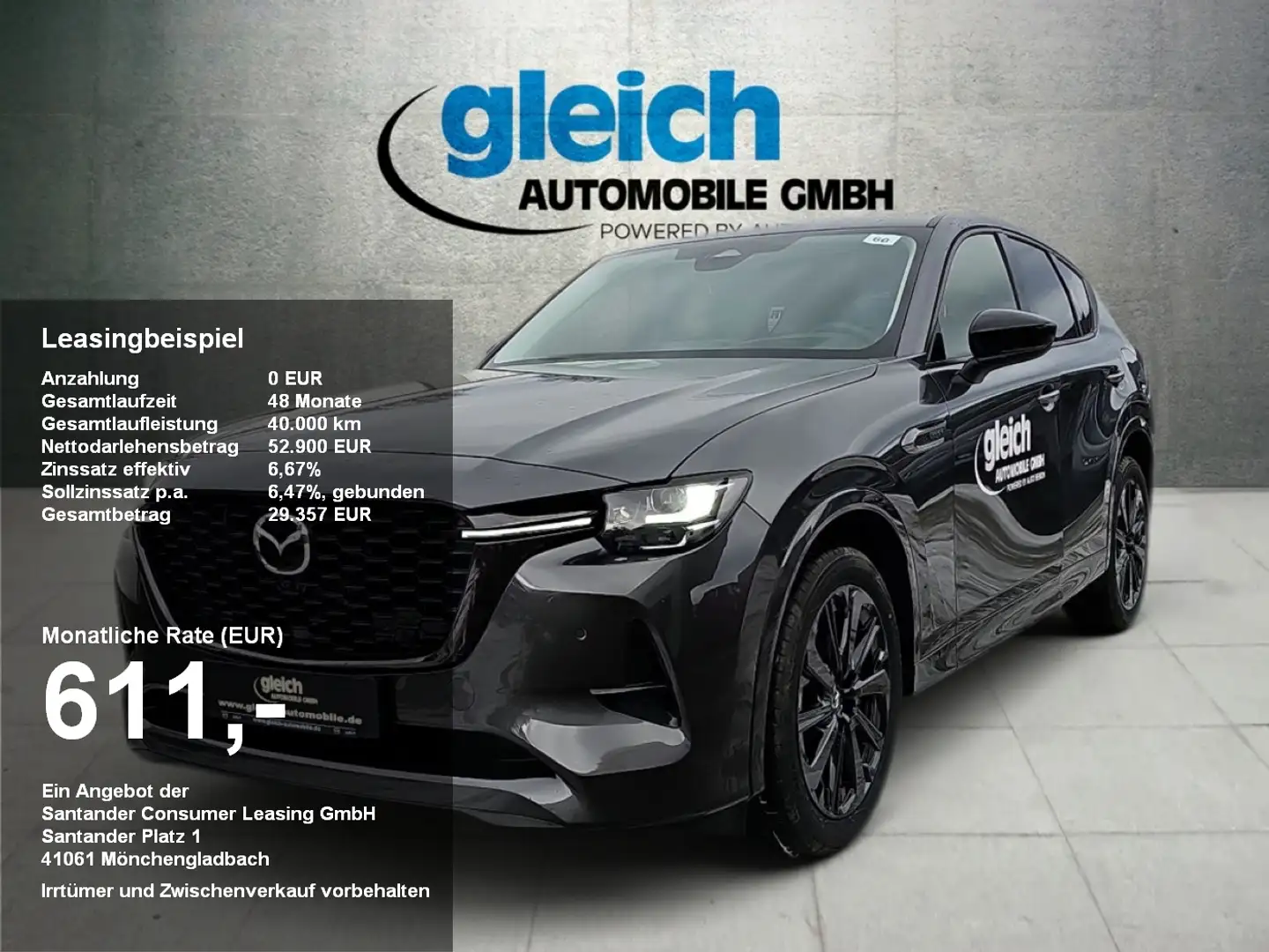 Mazda CX-60 e-SKYACTIV PHEV HOMURA Schiebedach Bose Gris - 1