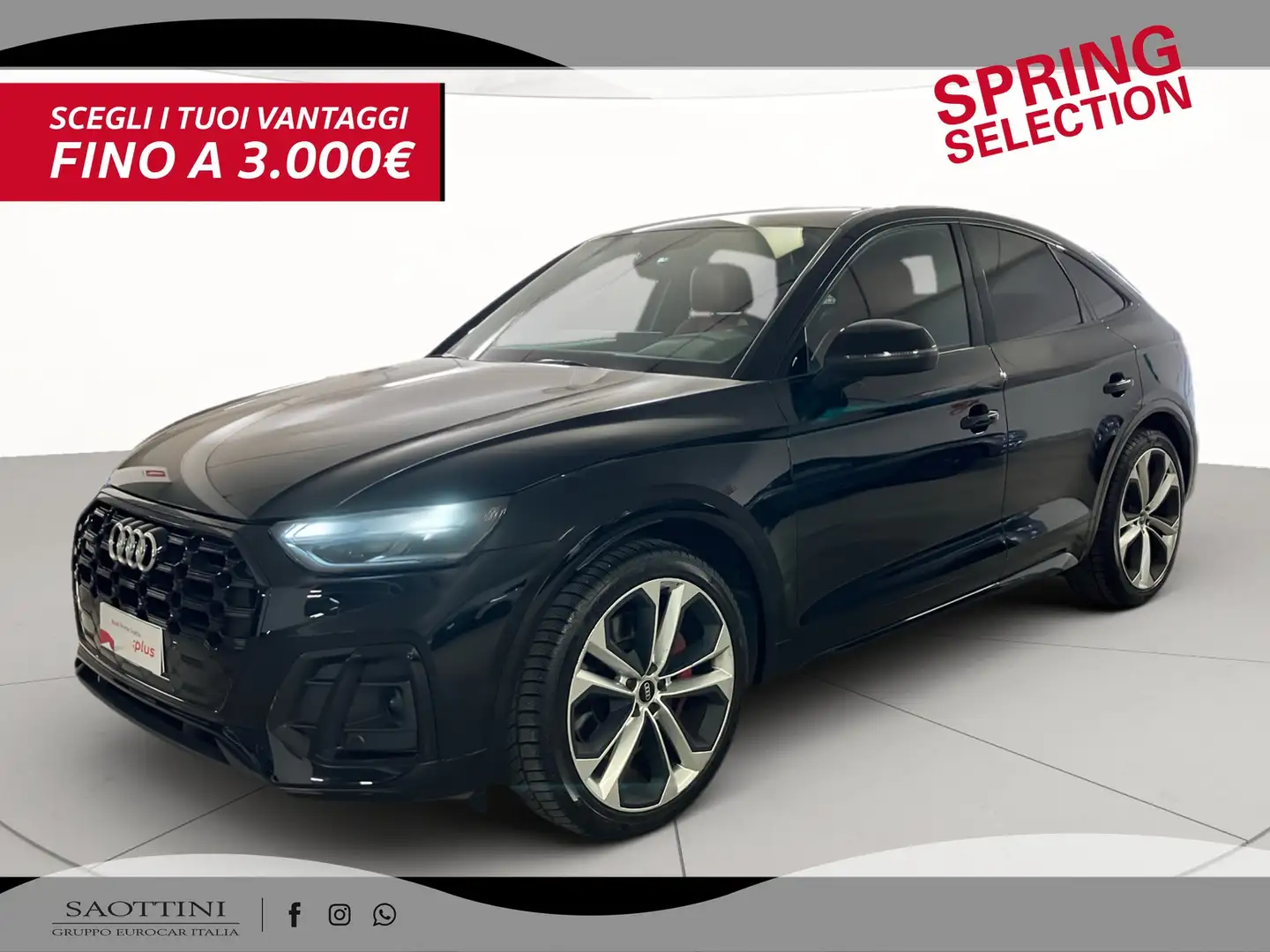 Audi SQ5 Sportback 3.0 TDI quattro Tiptronic - SOSPENSIONI Чёрный - 1