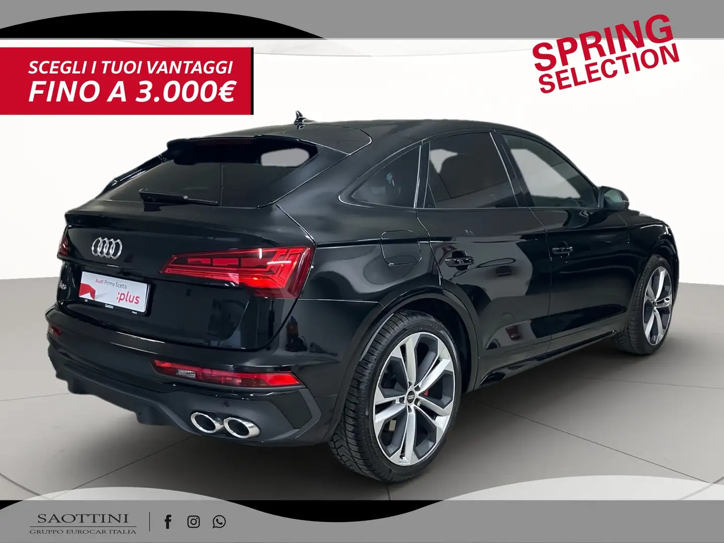 Audi SQ5 Sportback 3.0 TDI quattro Tiptronic - SOSPENSIONI Чёрный - 2