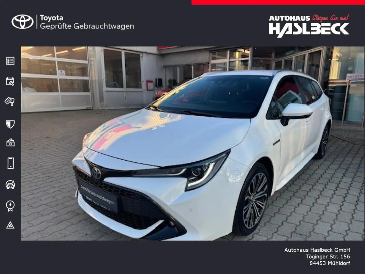 Toyota Corolla 2.0 Hybrid Touring Sports Club Wit - 1