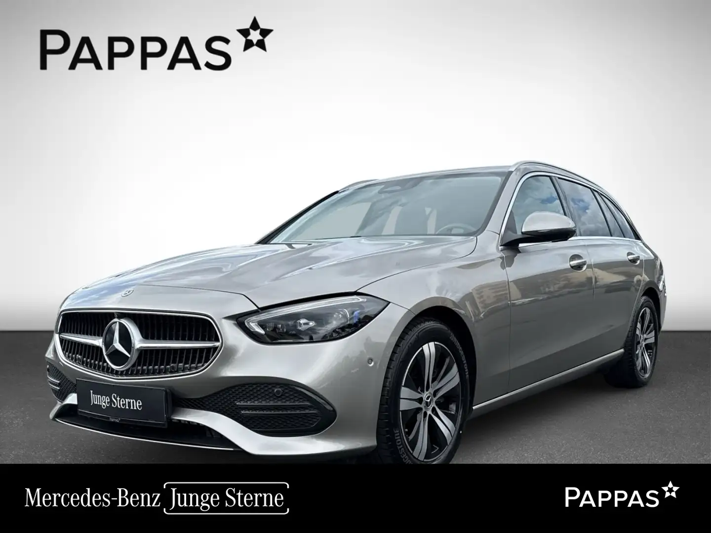 Mercedes-Benz C 220 d 4MATIC T-Modell LED PTS Navi Cam SHZ Silber - 1