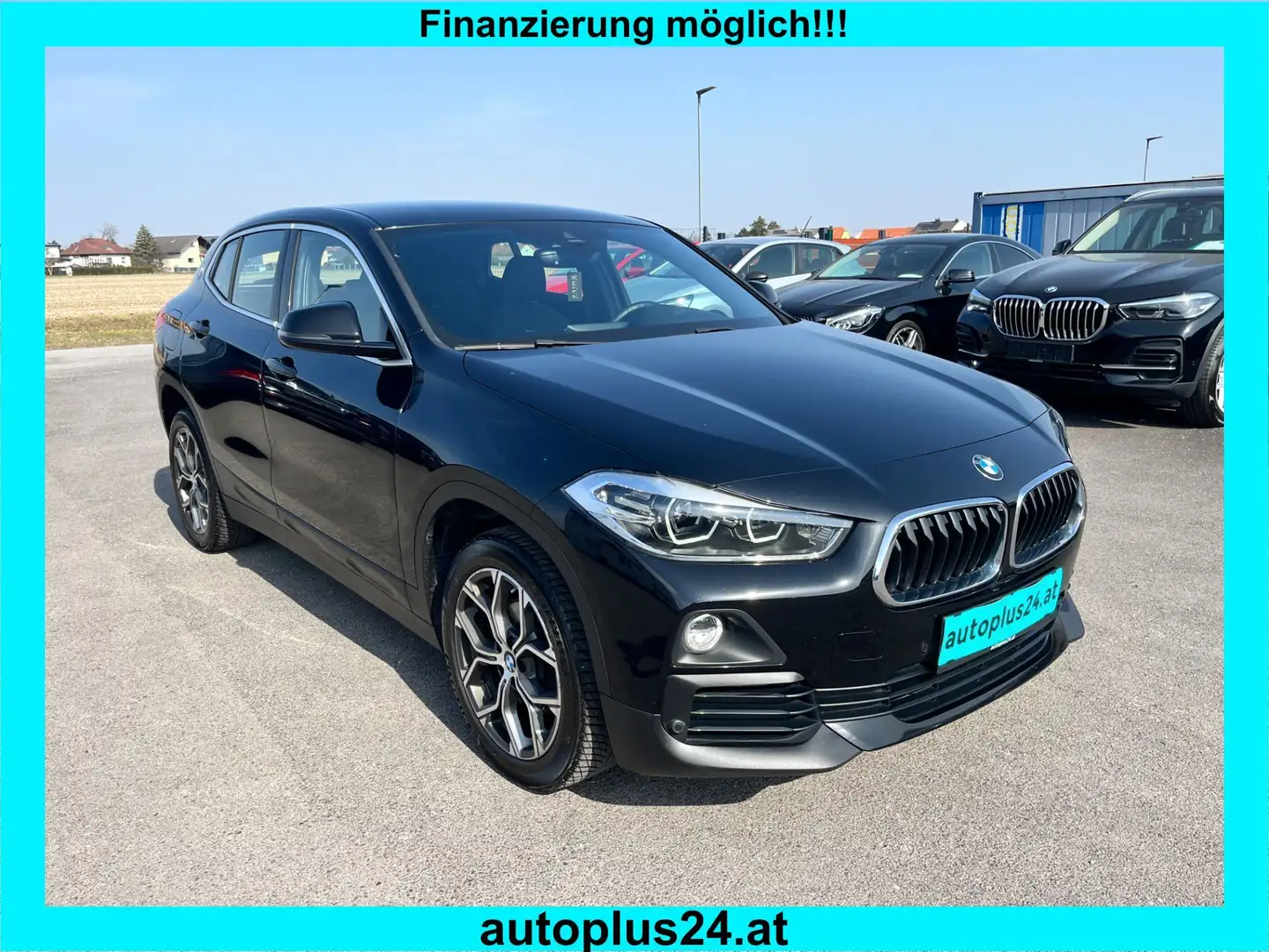 BMW X2 sDrive 18d Schwarz - 1