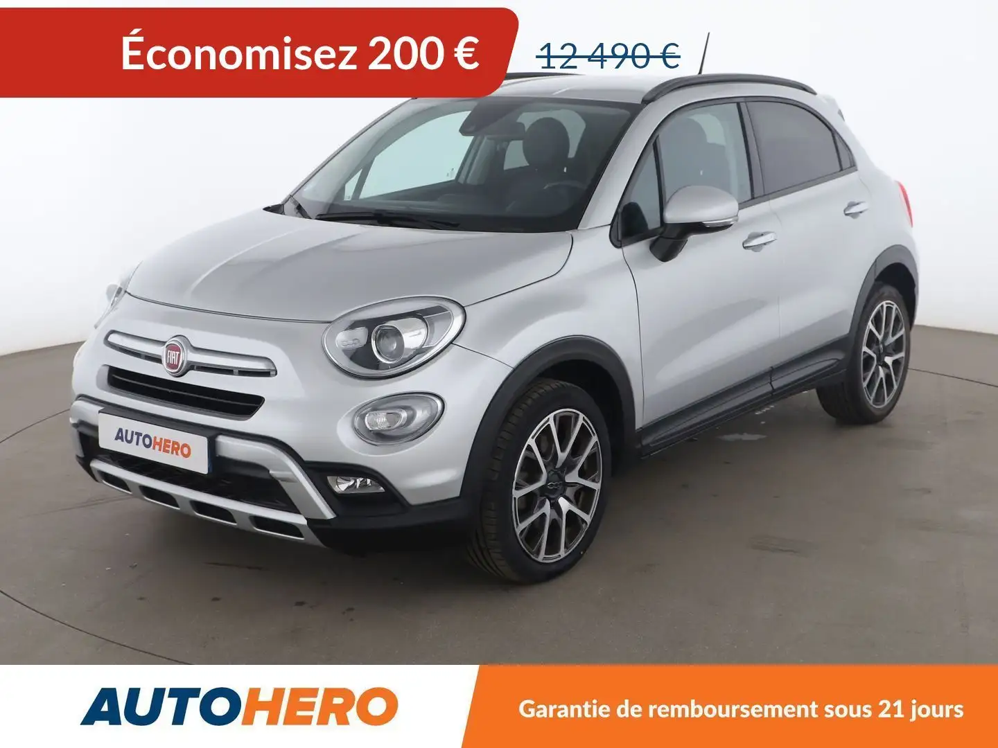 Fiat 500X 1.6 MultiJet Cross + 4x2 Gris - 1