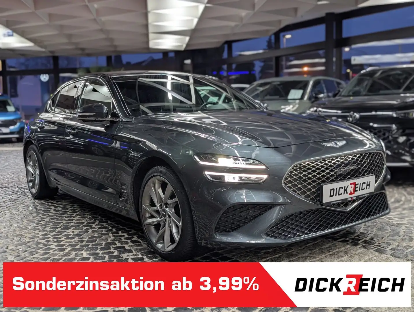 Genesis G70 2,0 T-GDI AWD LUXURY HUD LED NAPPA LEXICON Gris - 1