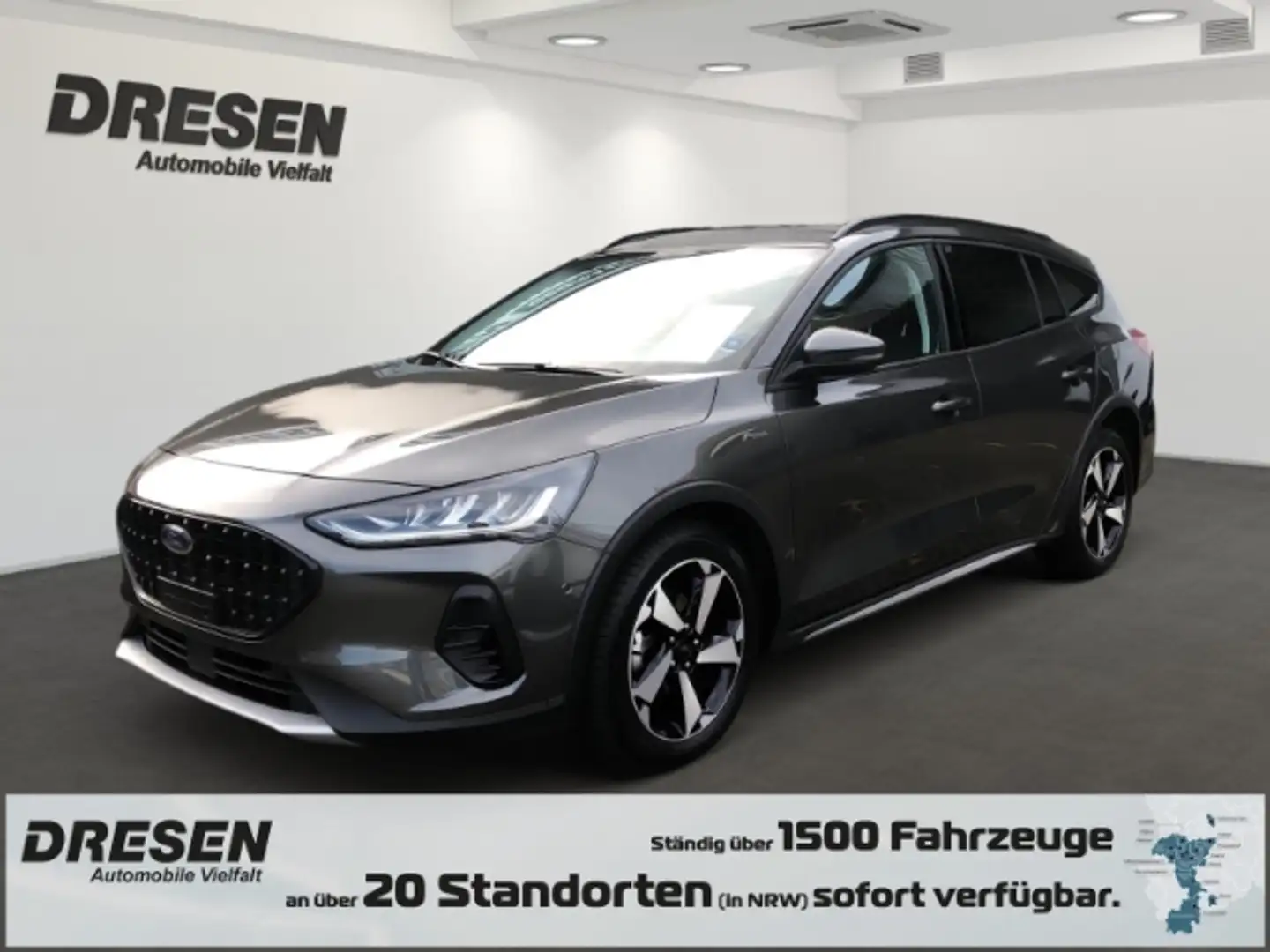 Ford Focus Turnier 1.5 EcoBlue Active El. Panodach+B&O Gris - 1