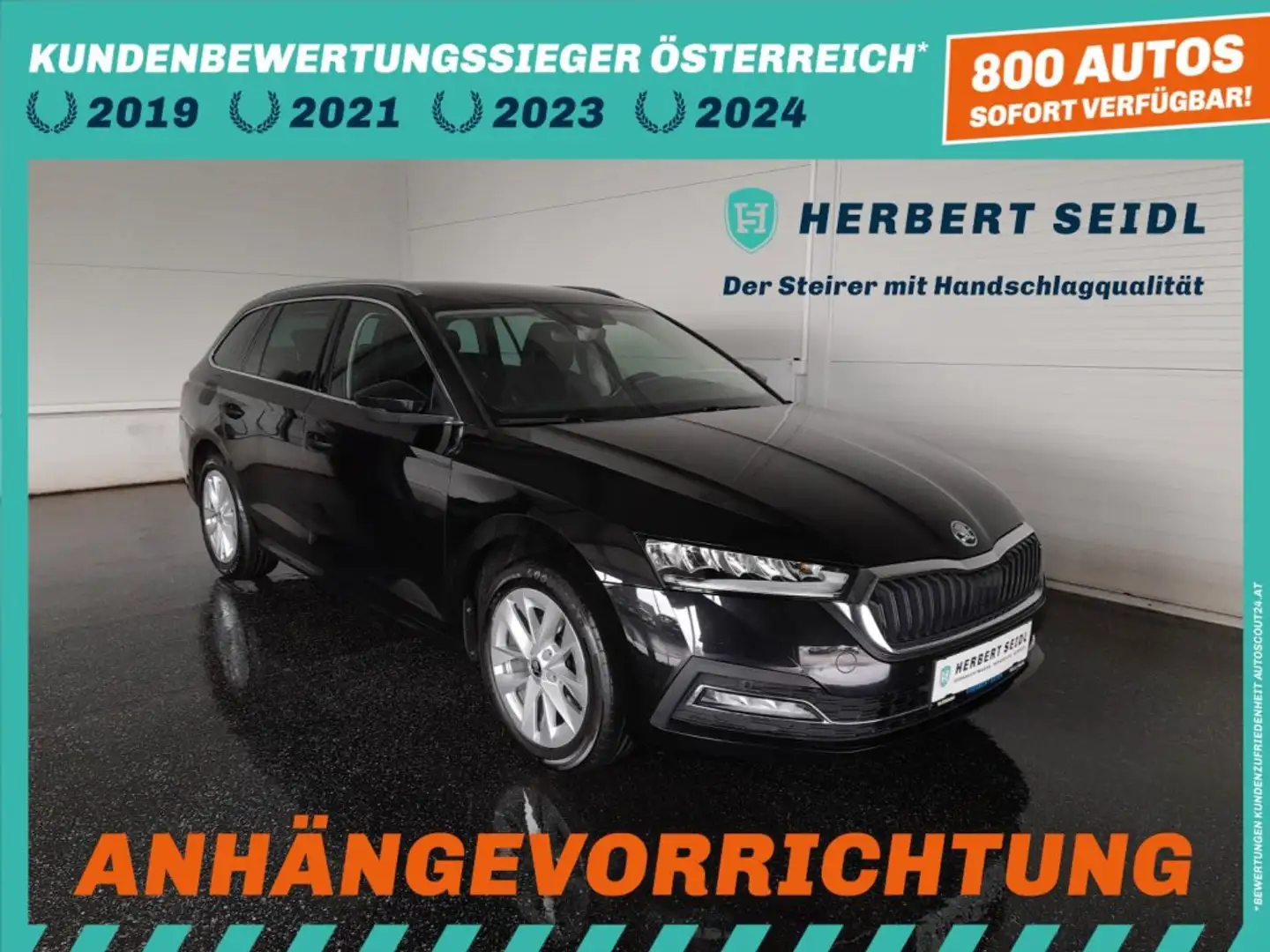 Skoda Octavia Combi STYLE 2,0 TDI DSG *LEDER MIT BELÜFTUNG / HEAD-UP / LED / NAVI / AHV & KAMERA / VIRTUELL / ACC* Schwarz - 1