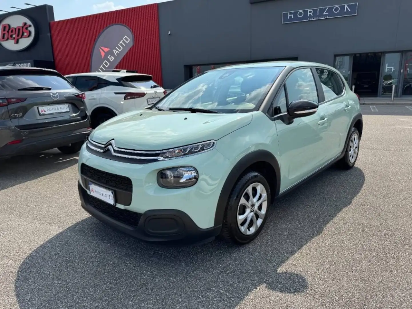 Citroen C3 1.2 puretech Feel s&s 83cv neopatentati my18 Verde - 1