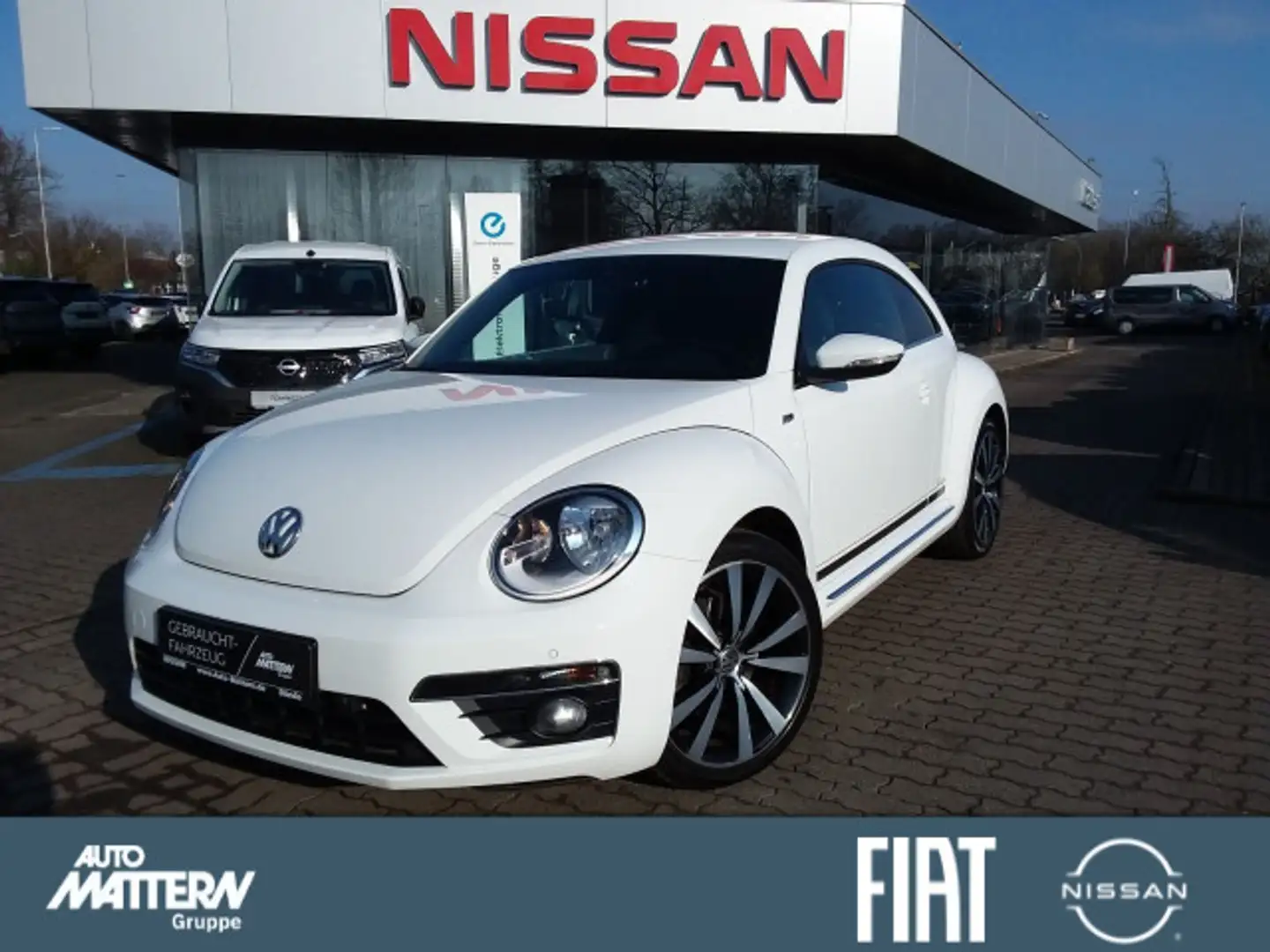 Volkswagen Beetle Cup R-Line Klimaaut.|SHZ|Einparkhilfe|BT Biały - 1