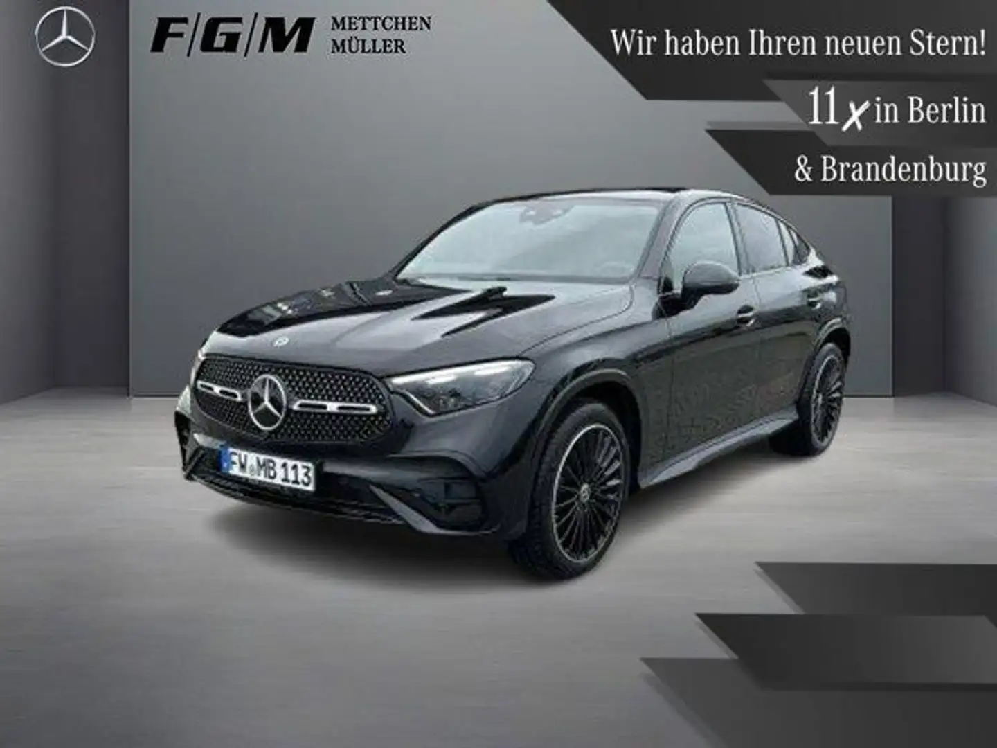 Mercedes-Benz GLC 450 d AMG Line Burm|DigiLight|S-Dach|TWA|360 Schwarz - 1